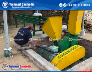ម៉ាស៊ីនសម្រាប់ច្រូតឈើទៅជាបន្ទះឈើសម្រាប់នាំចេញ